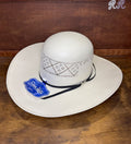 Straw hat 20x Panama shantung silver hat Co.  - Poker diamond