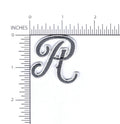Classic patch R white/gray