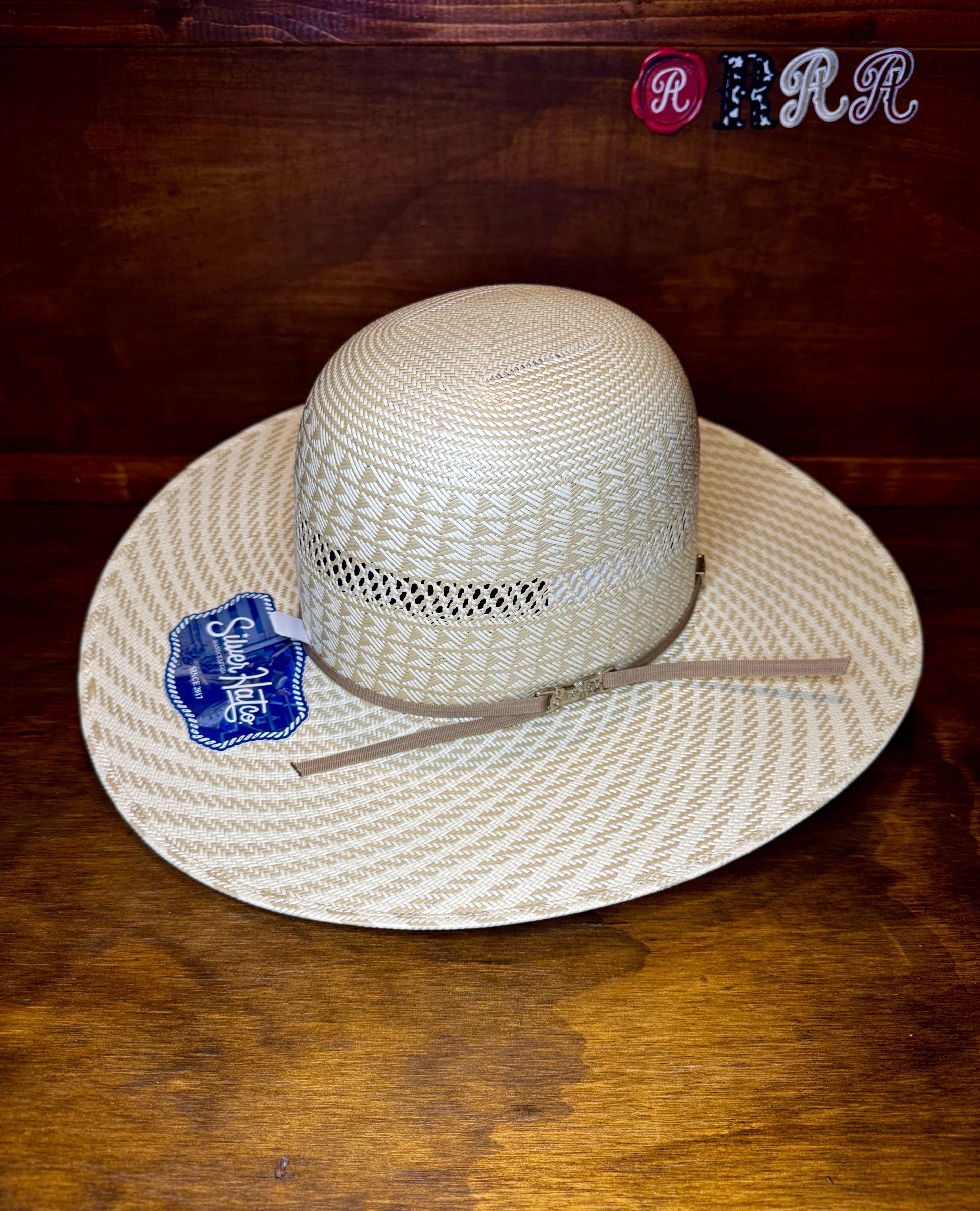 Straw hat 20x Panama shantung silver hat Co. - The Maverick