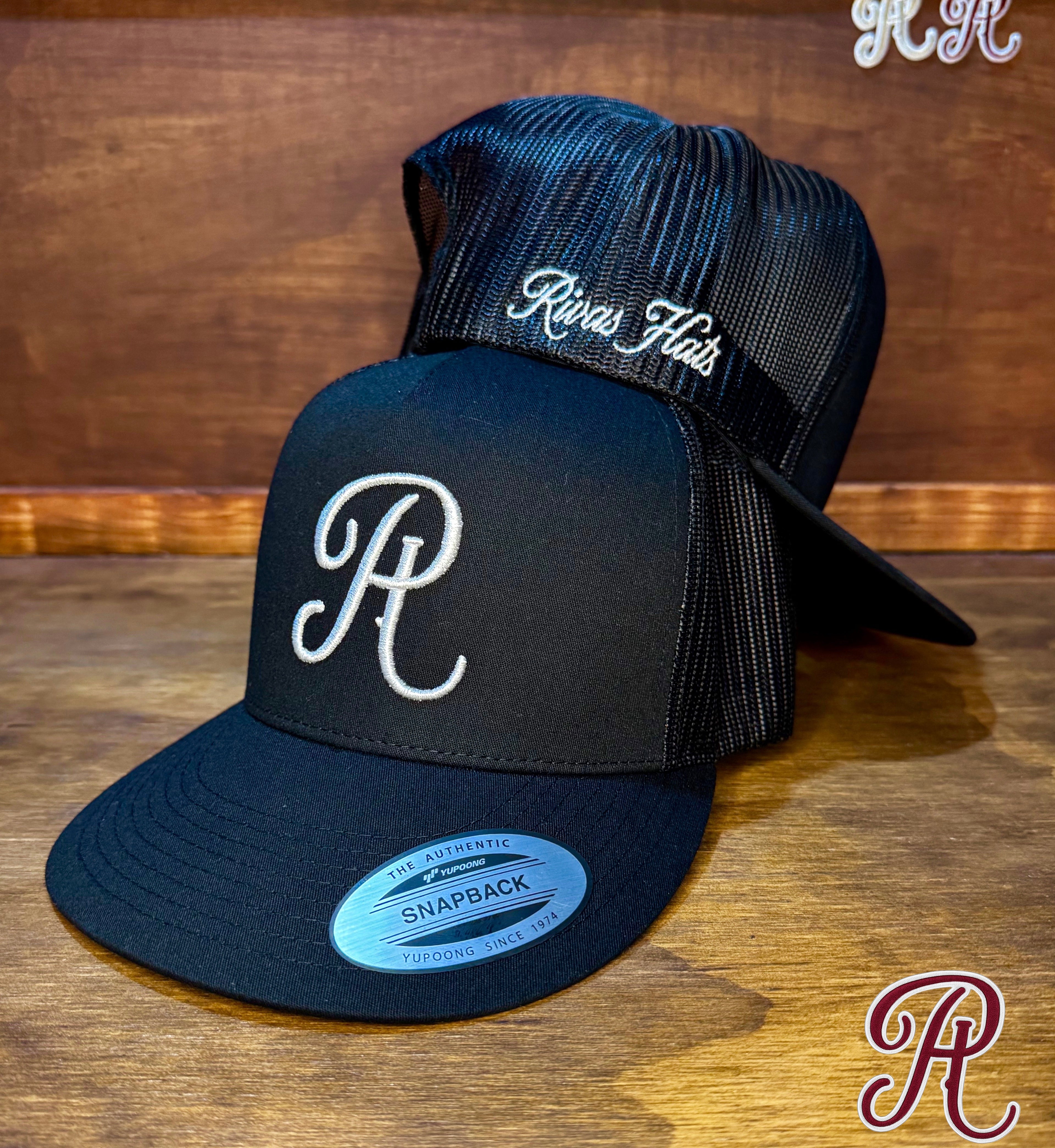 Cap Rivas hats - black/white