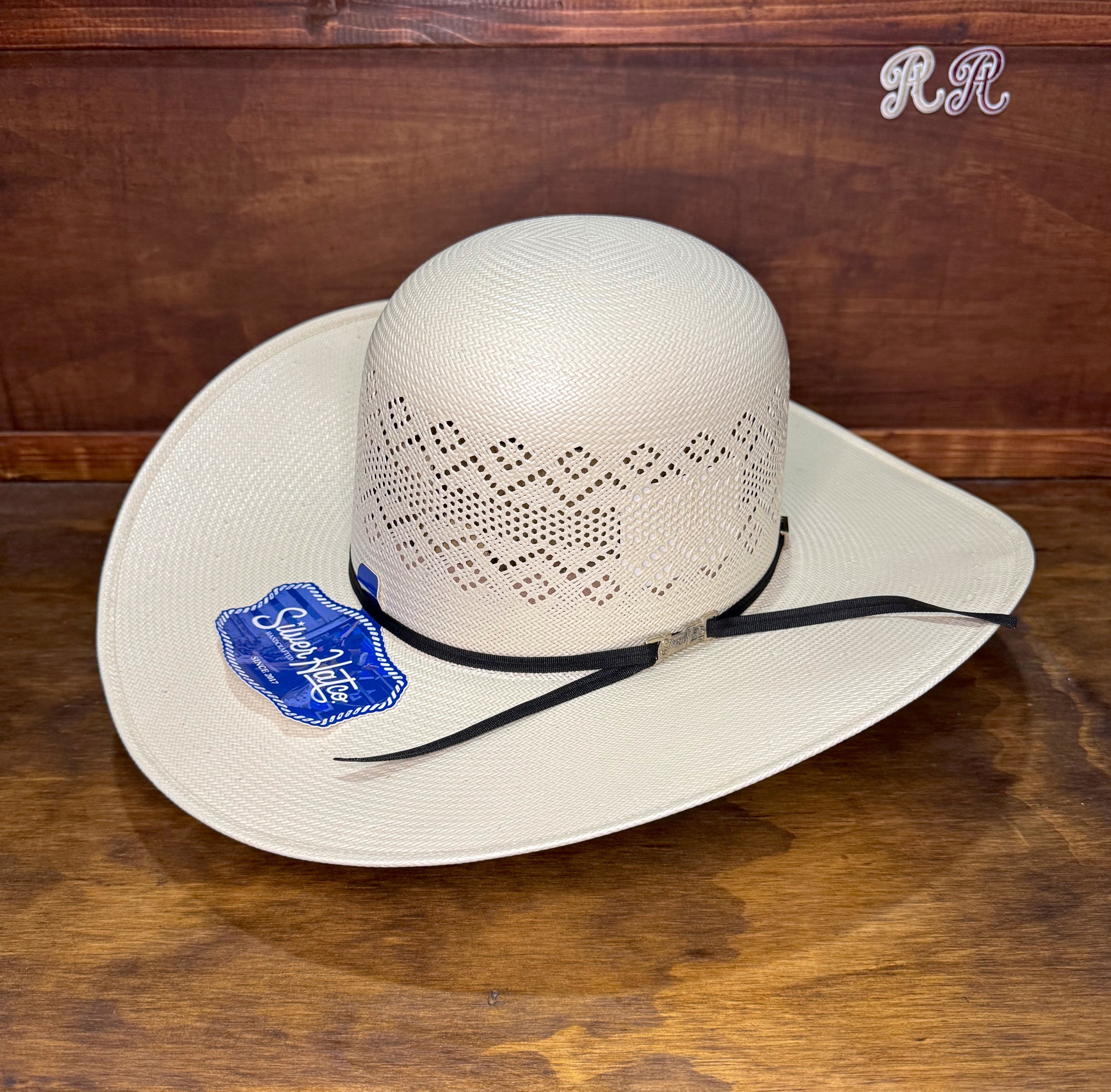 Straw hat 20x Panama shantung silver hat Co. - Rattler venom