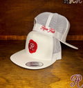 Cap Rivas hats - white/red