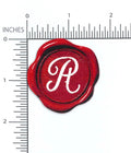 Clasic patch stamp red